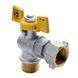 Кран с накидной гайкой 3/4" ГШБ ГАЗ УГЛОВОЙ KOER KR.221.G (KR0169) KR0169 фото 1