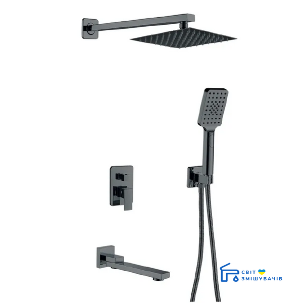 Встраиваемая душевая система Haiba KUBUS 009 (INNER) GRAPHITE (HB9630) HB9630 фото