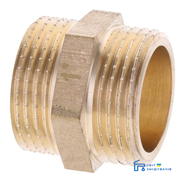 Ніпель KOER WM.N10.WN - 1'" БЕЗ НІКЕЛЯ (KR2993) KR2993 фото
