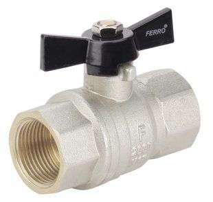 Кран шаровой 1/2" Ferro (KMH1) KMH1 фото