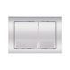 Комплект: Qtap Swan унітаз підлоговий Rimless QT16223178W + Nest комплект інсталяції 2в1 (квадратна клавіша Chrome) QT0122490S4Q1 + QT0111M06028CRM SD00052190 фото 5