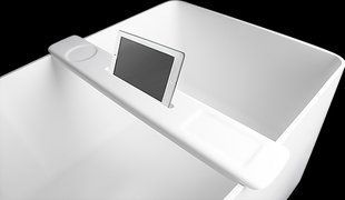 Накладная полка на ванну 87 см VOLLE SOLID SURFACE (18-40-403S) 18-40-403S фото