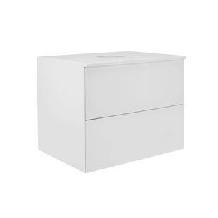 Тумба підвісна Qtap Tern 600х476х469 White зі стільницею QT1779TPL601W SD00045072 фото