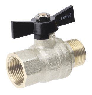 Кран шаровой 3/4" Ferro (KMH21) KMH21 фото