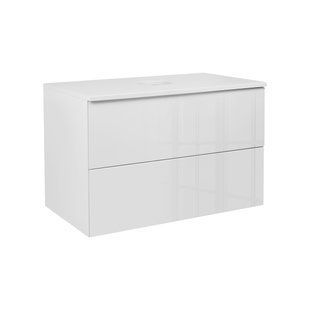 Тумба підвісна Qtap Tern 700х476х469 White зі стільницею QT1779TPL701W SD00045073 фото