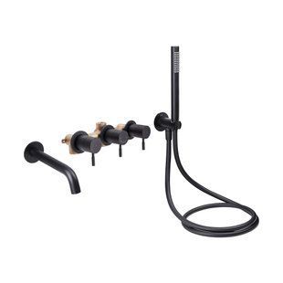 Смеситель скрытого монтажа для ванны Qtap Scorpio 3350105GB на два потребителя SD00047469 фото
