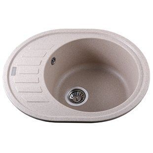 Гранитная мойка Globus Lux ARNO песчаный 620х500 20964gser фото