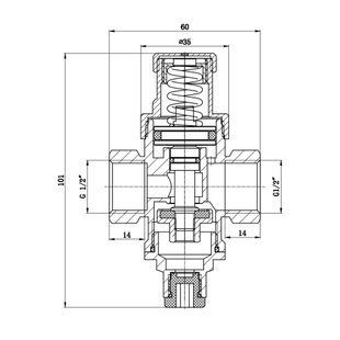 Редуктор SD Forte 1/2" SF241W15 SD00021156 фото
