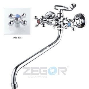 Смеситель для ванны ZEGOR (TROYA) T61-DFR-A605 DFR-A605 фото