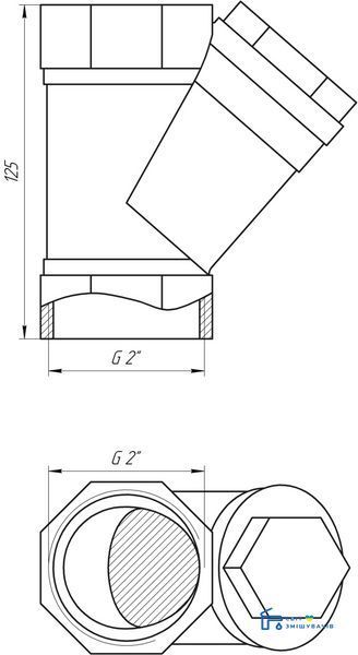 Фільтр грубого очищення SELBA 2" SL1512 15680gser фото