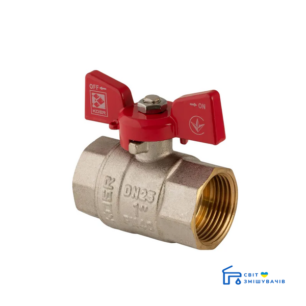 Кран шаровый KOER 1" ГГБ (KR.217) (KR0025) KR0025 фото