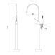 Смеситель для ванны Qtap Virgo 1966103B SD00047495 фото 2