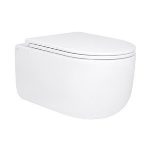 Унитаз подвесной Qtap Taurus безободковый с сиденьем Soft-close QT2433084EUQW SD00051552 фото