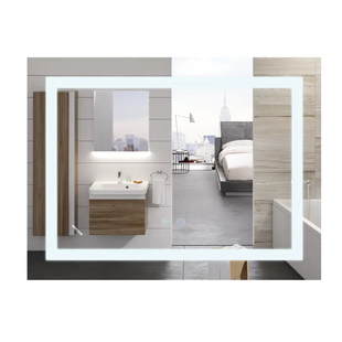Дзеркало Mixxus WARM MR12-80x70-Reverse з Led Touch, Anti-fog, димером, регулятором яскравості (MI6936) MI6936 фото