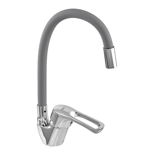 Смеситель для кухни Zerix YUB 181 Reflector Gray (ZX4653) ZX4653 фото