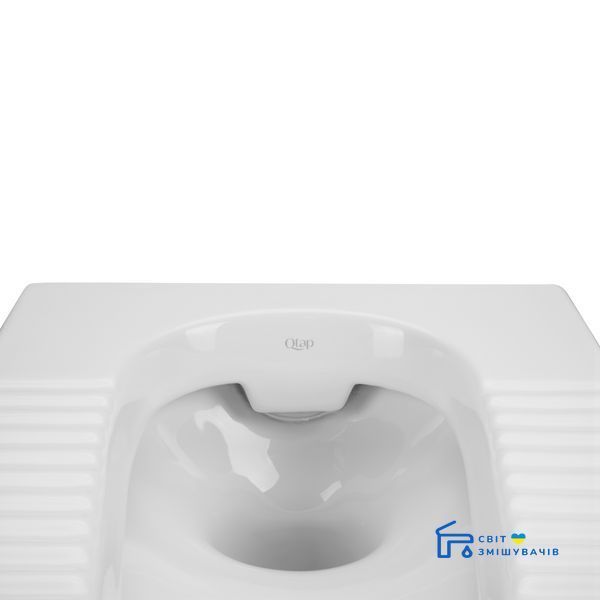 Стакан Генуя Qtap Kalao 525x405x220 Білий QT0823HDD45W SD00045962 фото