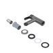 Смеситель для раковины Brinex Pure 001F низкий Gunmetal Black BRIPUR001FGRP SD00053171 фото 7