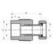 Муфта с накидной гайкой 20x1/2F PPR KOER K0141.PRO (KP0178) KP0178 фото 5