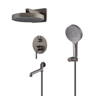 Вбудована душова система Koer KB-66029-07 3 функції (Колір графіт) (KR5954) KR5954 фото