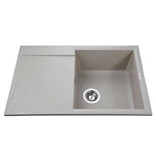 Гранитная мойка Globus Lux KOMO миндаль 790х500 21037gser фото