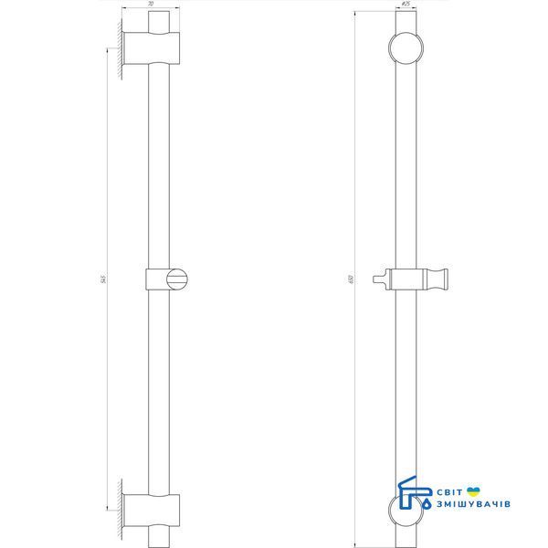 Душевая стойка Globus Lux SUS-1107 15831gser фото