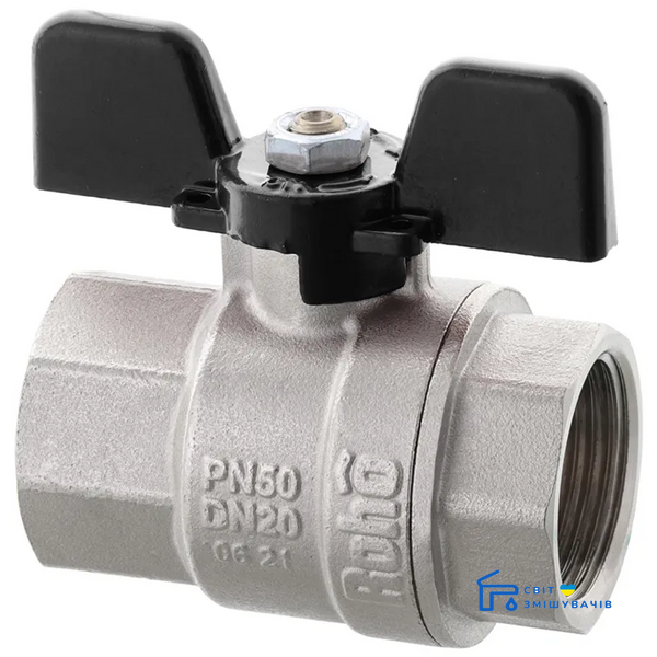 Кран кульовий Roho R100-100B - 1" (RO0103) RO0103 фото