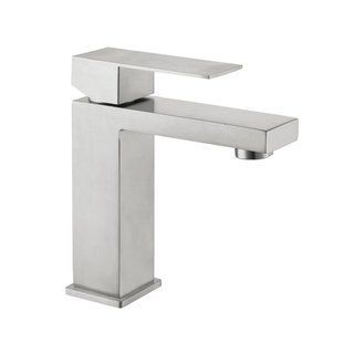 Змішувач для раковини низький Lidz Helix 001F (k35) LDHEL001FNKS49178 Nickel SD00055302 фото