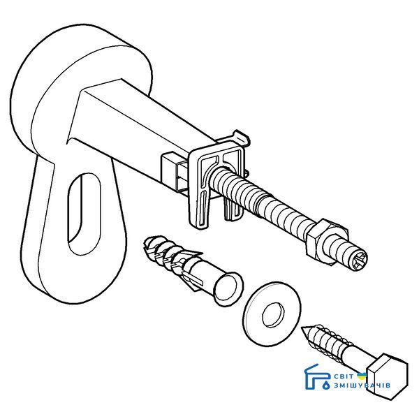 Комплект для кріплення інсталяції GROHE Rapid SL 3855800M SD00017910 фото