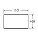 VICTORIA BASIC MODULAR стільниця 109см, колір дуб A857507155 фото 2