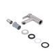 Змішувач для раковини Brinex Pure 001F низький Nickel BRIPUR001FNKL SD00053172 фото 7